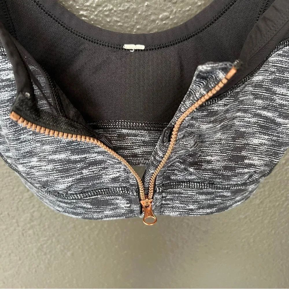 Lululemon Zipper-Front Drop It Like It's Hot Bra - Picture 6 of 10